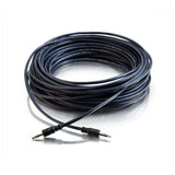 C2G 50ft (15.2m) 3.5mm Stereo Audio Cable with Low Profile Connectors M/M - Plenum CMP-Rated