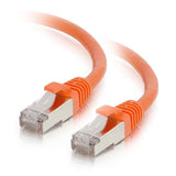 C2G 7ft Cat6 networking cable Orange 2.13 m S/UTP (STP)