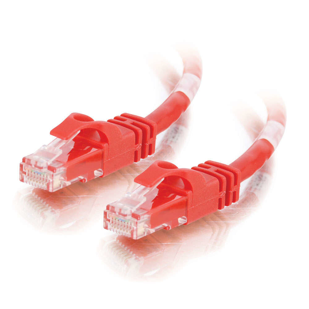 C2G Cat6, 8ft. networking cable Red 2.44 m U/UTP (UTP)