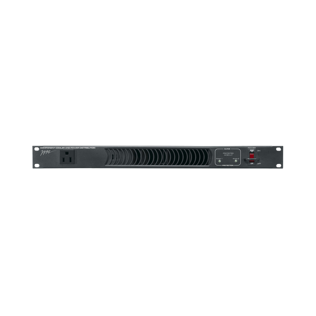 Middle Atlantic Rackmount Power/Cooling, 11 Outlet, 15A & 2-Stage Surge
