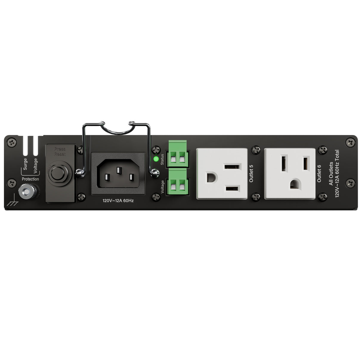 Middle Atlantic PDX-615C power distribution unit (PDU) 6 AC outlet(s) 0U Black, White