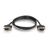 C2G 6ft (1.8m) Serial RS232 DB9 Null Modem Cable with Low Profile Connectors M/M - In-Wall CMG-Rated