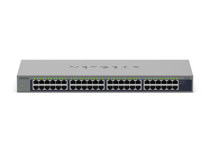 NETGEAR GS748 Unmanaged Gigabit Ethernet (10/100/1000) Grey