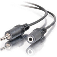 C2G 1.5ft 3.5mm Stereo Audio Extension Cable M/F audio cable 0.45 m Black