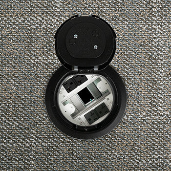 WIREMOLD 6ATC2PBK outlet box Black