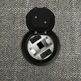 WIREMOLD 6ATC2PBK outlet box Black