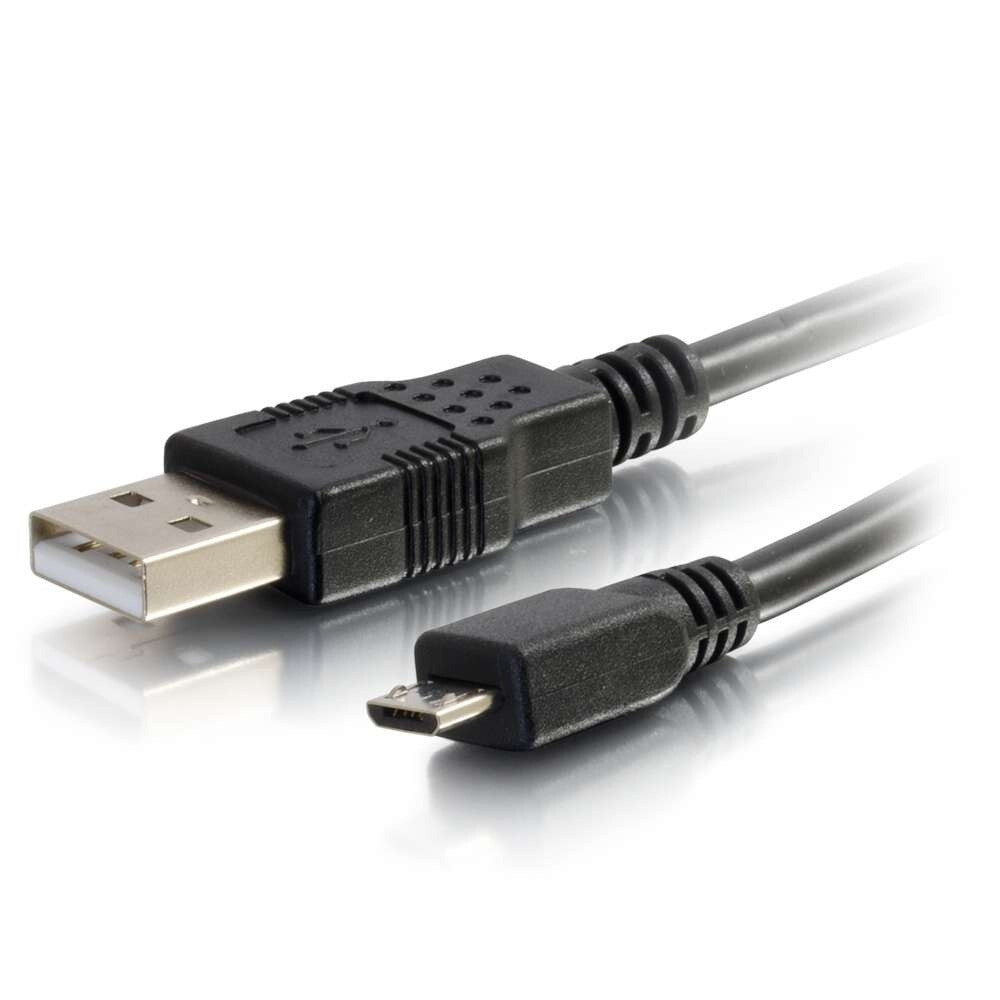 C2G 3ft (0.9m) USB 2.0 A to Micro-B Cable M/M - Black