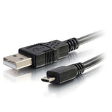 C2G 15ft (4.6m) USB 2.0 A to Micro-B Cable M/M - Black