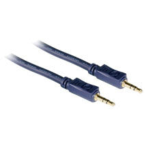 C2G 50ft Velocity™ 3.5mm Stereo M/M audio cable 15 m Blue