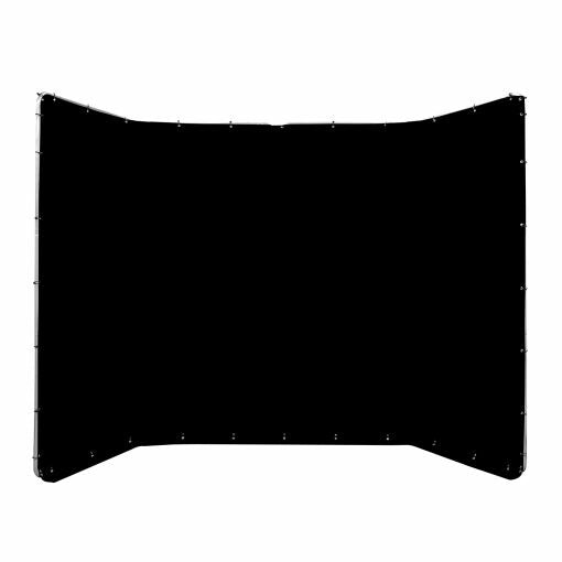 ikan BD-13F-BLK photo backdrop Aluminium, Polyester Monochromatic Black