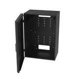 C2G VWMFD-8RU-36-B rack cabinet 8U Wall mounted rack Black