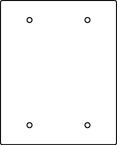 WIREMOLD RFB119-2SB wall plate/switch cover