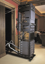Middle Atlantic Products AXS 48" x 26", 17U Wall mounted rack Black
