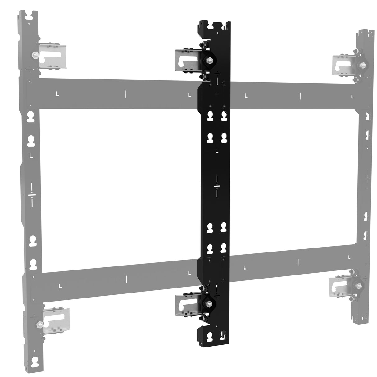 Chief TiLEDTM Middle dvLED Wall Mount for LG LSBB Series Fine Pitch Essentials, 3 Displays Tall