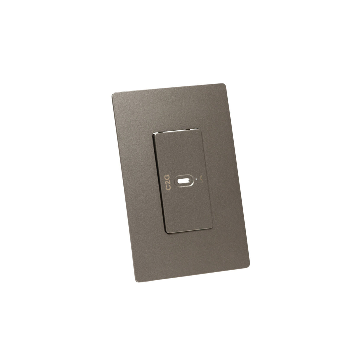 C2G Decorative Wall Plate and Face Plate for USB Camera Extender & Superbooster-Nickel