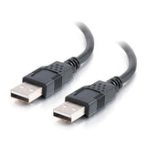 C2G 3.3ft (1m) USB 2.0 A Male to A Male Cable - Black