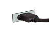 WIREMOLD AV5004BK wall plate/switch cover Black