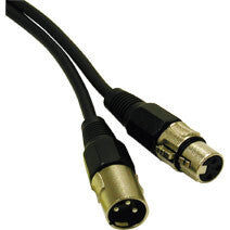 C2G 12ft Pro- XLR Male to XLR Female audio cable 3.6 m XLR (3-pin) Black