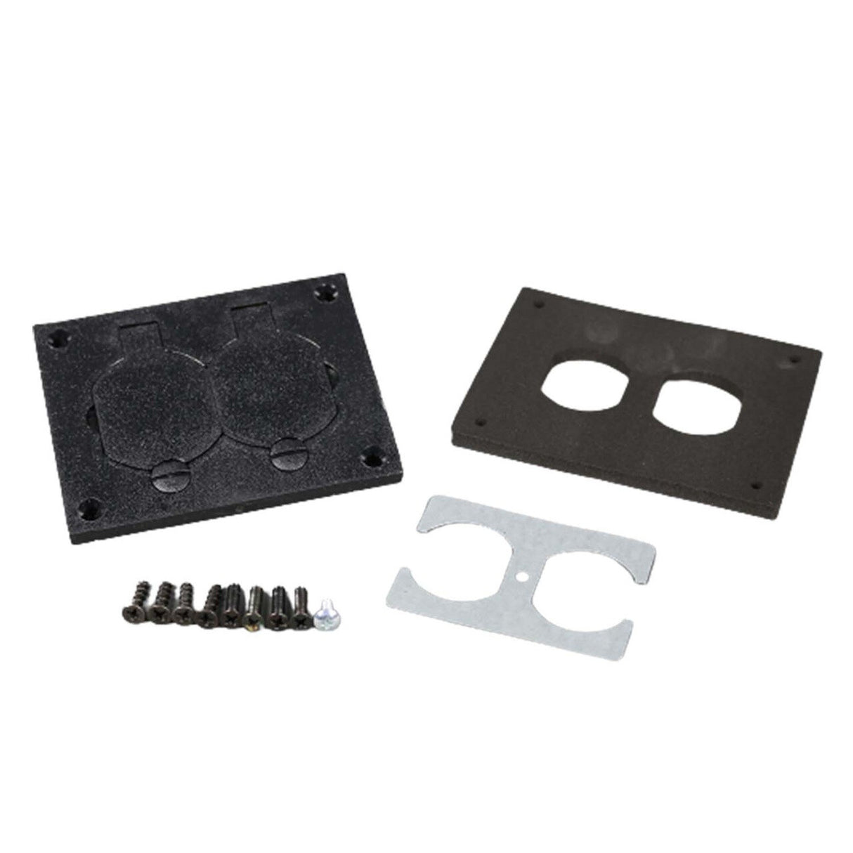 WIREMOLD 828PR-BLK wall plate/switch cover Black