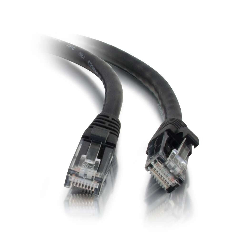 C2G 2ft (0.6m) Cat5e Snagless Unshielded UTP Ethernet Network Patch Cable - Black
