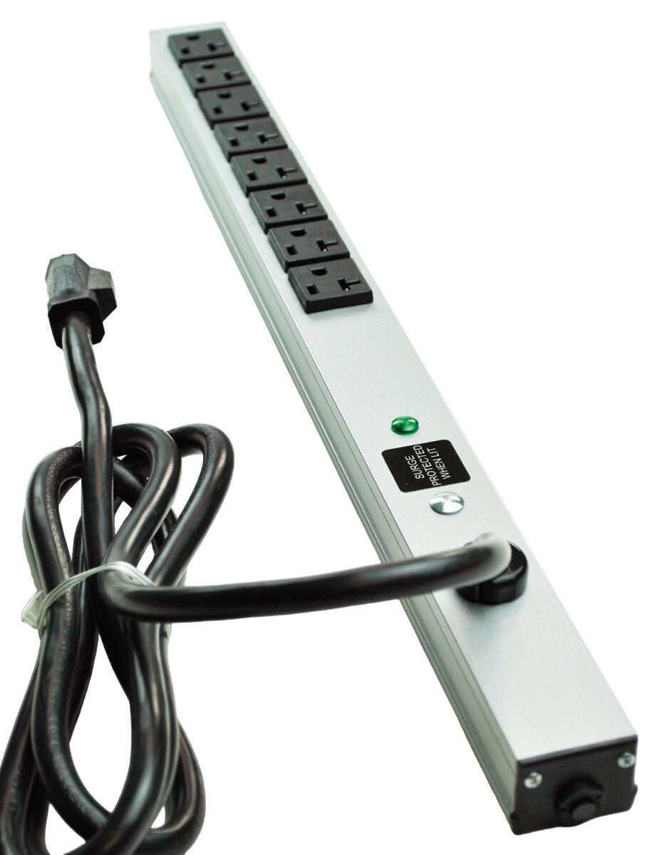 WIREMOLD 2008BCS20R surge protector Black, Grey 8 AC outlet(s) 120 V 1.8 m