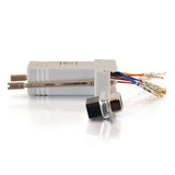 C2G RJ45 to DB9 Female Serial RS232 Modular Adapter - Gray