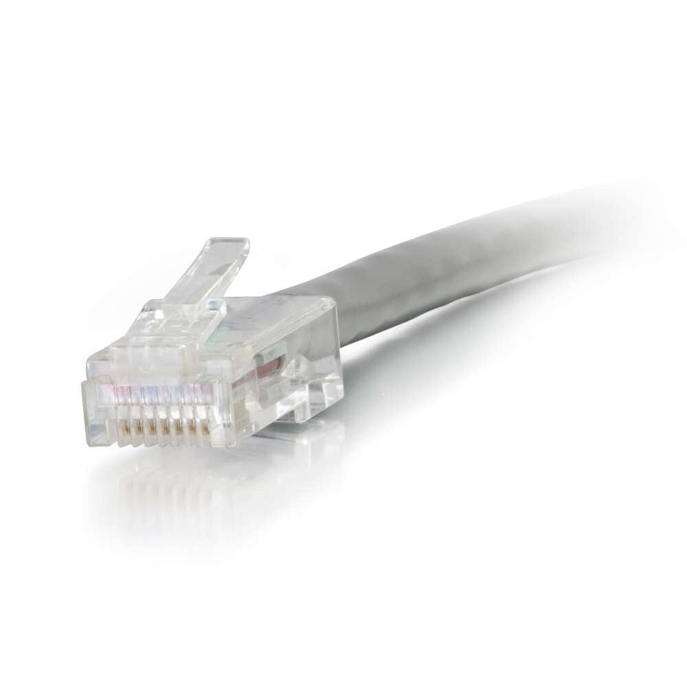 C2G 10ft (3m) Cat6 Non-Booted Unshielded UTP Ethernet Network Patch Cable - Gray