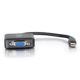 C2G 8in Mini DisplayPortTM Male to VGA Female Active Adapter Converter - Black