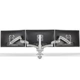 Chief KX Low-Profile Triple Monitor Arms, Column Desk Mount, Silver
