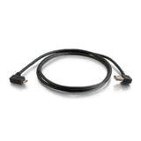 C2G 16.4ft (5m) USB 2.0 A Right Angle Male to Micro-USB B Right Angle Male Cable