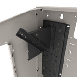 Middle Atlantic VWM Series Back Pan for Split Door, 42" High x 10" Deep - Black