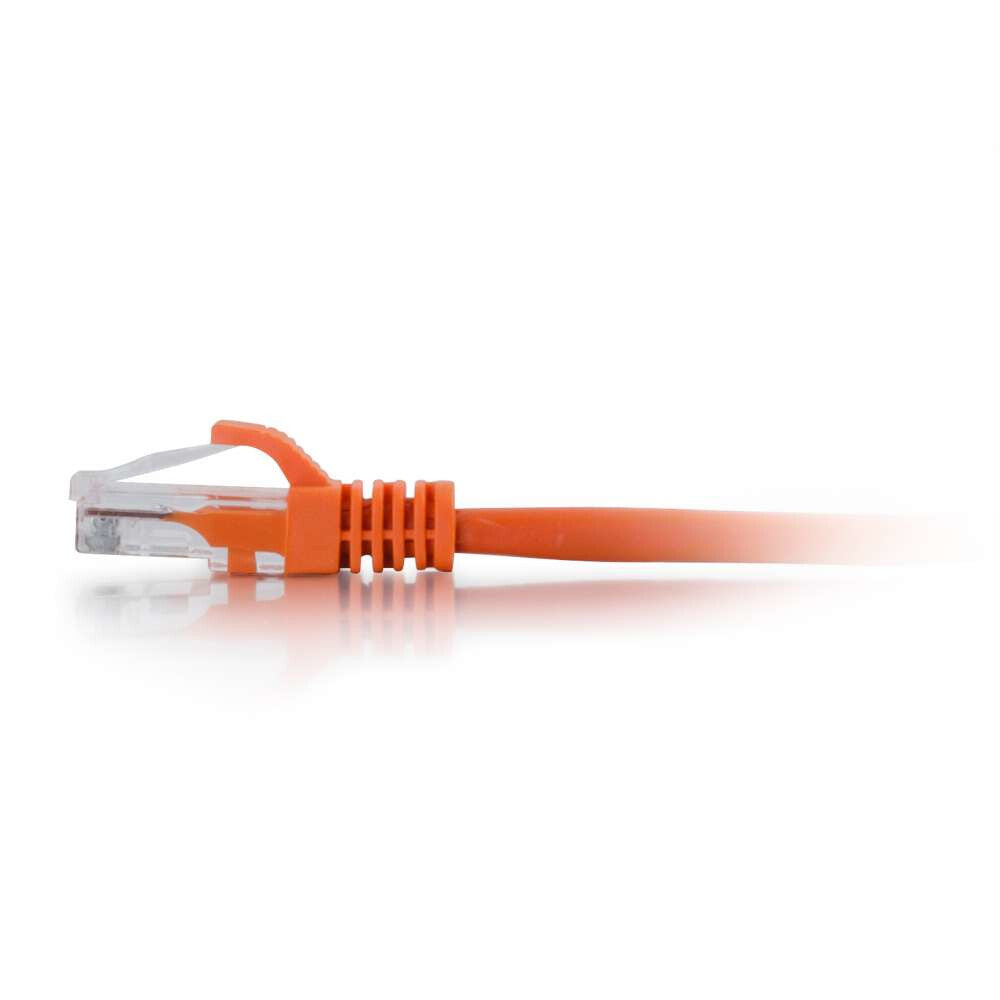 C2G 0.5ft (0.15m) Cat5e Snagless Unshielded UTP Ethernet Network Patch Cable - Orange