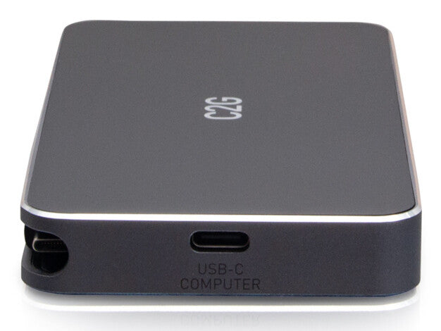 C2G USB-C 7-in-1 Dual Display MST Docking Station with HDMI, DisplayPort, Ethernet, USB, and Power Delivery up to 100W - 4K 60Hz