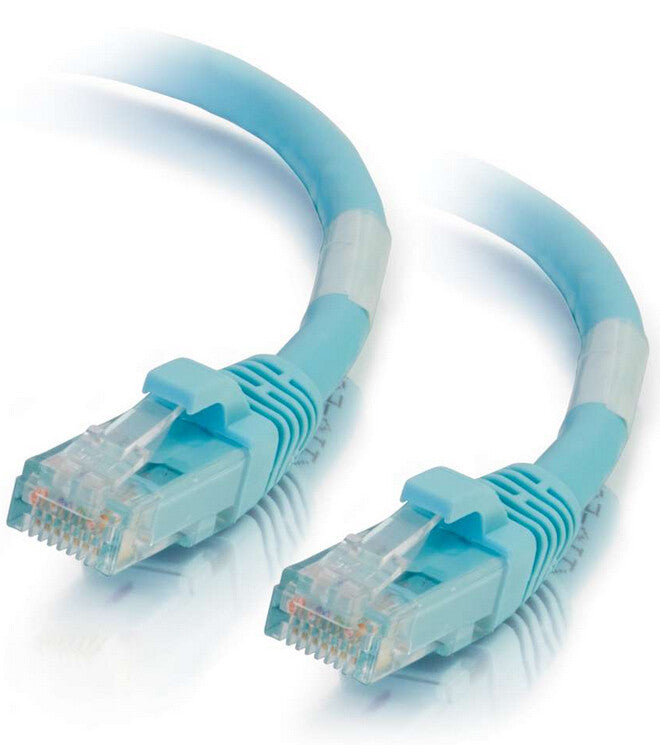 C2G 6" Cat6a UTP networking cable Blue 0.15 m U/UTP (UTP)