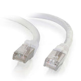 C2G 12ft (3.7m) Cat6 Snagless Shielded STP Ethernet Network Patch Cable - White