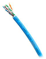 C2G 1000ft (304.8m) TAA-Compliant Cat6a Bulk Foil Shield (F/UTP) Ethernet Network Cable with Solid Conductors-Riser CMR-Rated - Blue