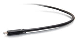 C2G 2m USB-C Male to USB-C Male Cable (20V 3A) - USB 3.2 Gen 1 (5Gbps)