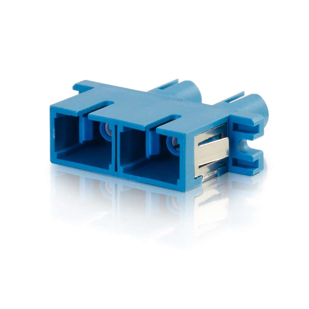 C2G SC/ST Duplex SM F/F fibre optic adapter Blue