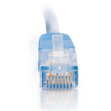C2G 50ft (15.2m) Cat5e Molded Solid Unshielded UTP Ethernet Network Patch Cable - Blue