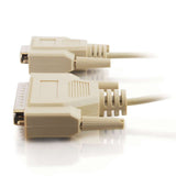 C2G 6ft (1.8m) DB25 Male to DB9 Female Serial RS232 Null Modem Cable