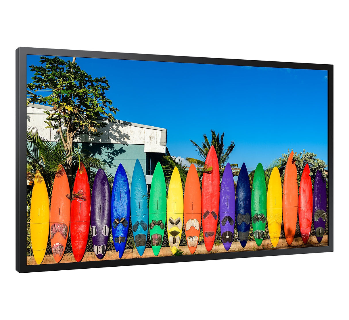 Samsung LH55OMBEBGBXZA Signage Display Digital signage flat panel 139.7 cm (55") LED Wi-Fi 3000 cd/m² 4K Ultra HD Black Tizen 5.0 24/7