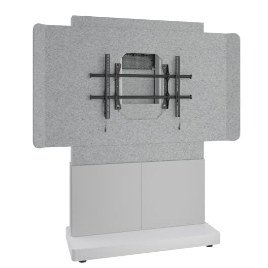 Middle Atlantic Products FM-DS-4875FS-BD8W TV mount 165.1 cm (65") Grey, Silver, White