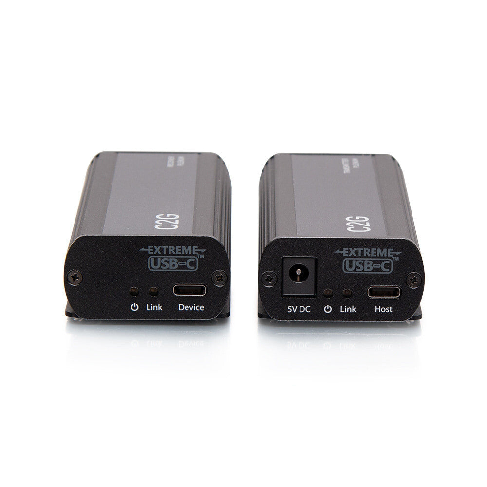 C2G 1-Port USB-C Extender Transmitter to Receiver Kit - USB 3.2 Gen 1 (5Gbps) - Plenum Rated