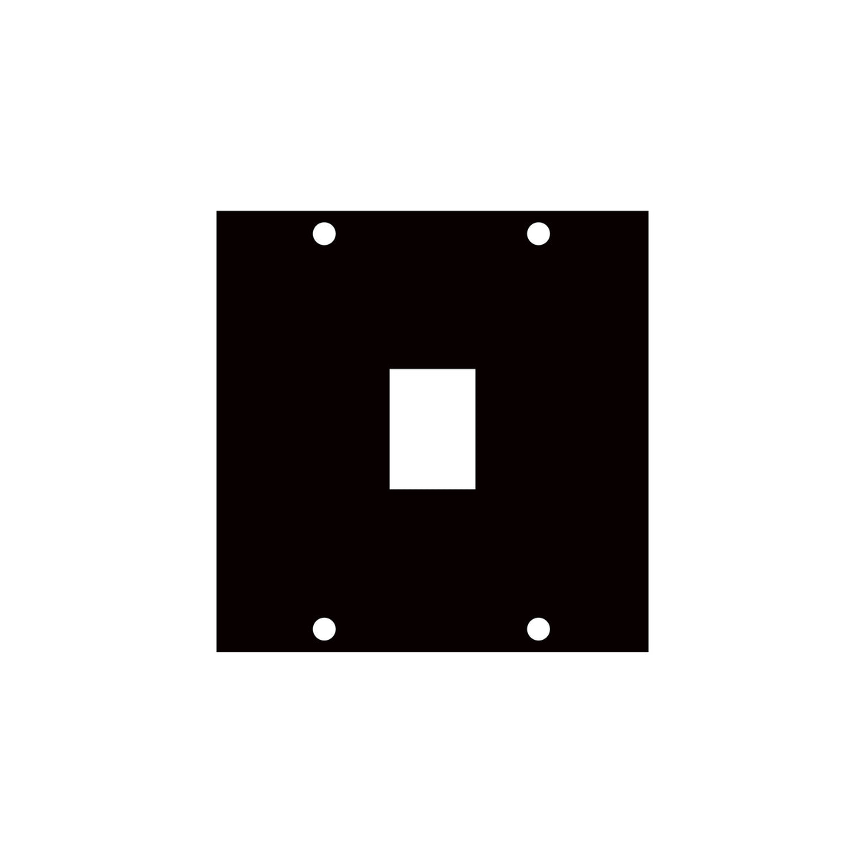 Middle Atlantic UCP Module without Keystone Punchout