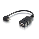 C2G 0.5ft (0.15m) Mobile Device USB Micro-B to USB Device OTG Adapter Cable
