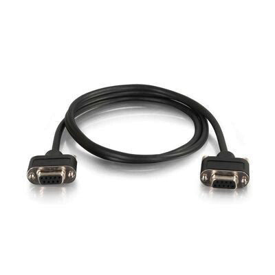 C2G 3ft CMG-Rated DB9 serial cable Black 0.9144 m