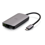C2G USB-C® 4-in-1 Mini Dock with HDMI®, USB-A, Ethernet, and USB-C Power Delivery up to 100W - 4K 30Hz