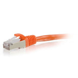 C2G 25ft Cat6 networking cable Orange 7.62 m S/UTP (STP)