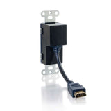 C2G HDMI Pass Through Wall Plate - Aluminum