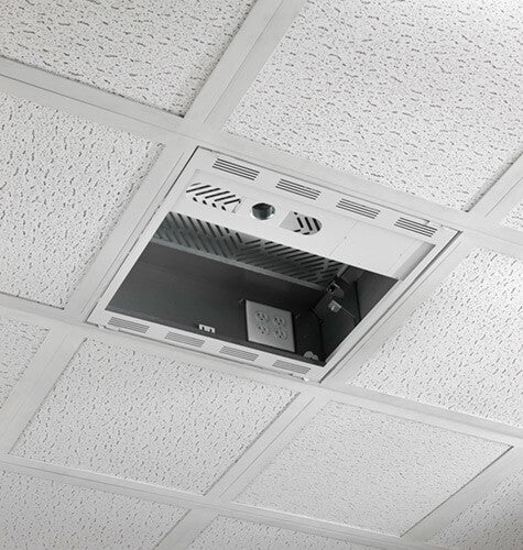 Chief 2' x 2' Above Suspended Ceiling Storage Box with Column Drop